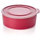 Tupperware ClickPlus Koektrommel Cerise Rood