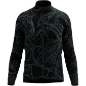Compressport - Hurricane Windproof Jacket M Aurora Black/Aurora voor Heren - Maat M - Zwart