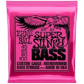 Ernie Ball 2834 Super Slinky Nickel Bass Guitar Strings 45-100