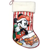 Disney Kerstsok polyester Mickey schoorsteen 45 cm