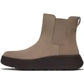 FitFlop F-mode suede flatform chelsea boots