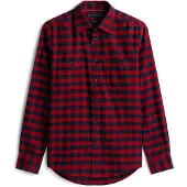Tommy Hilfiger Overhemd 'BUFFALO CHECK RF SHIRT' marine / rood