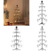 vidaXL Kerstdecoratie kerstboom 150 cm metaal zwart