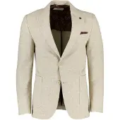 CARL GROSS colbert Fabian effen beige normale fit