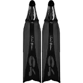 C4 Freediving Umberto Pelizzari Soft Freediving Fins Zwart EU 39-40