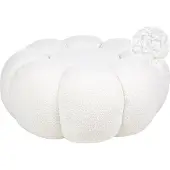 Beliani BEAUFORT - Poef - Gebroken wit - Bouclé