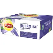 Lipton Feel Good Selection Earl Grey - 100 Theezakjes - Zwarte Thee - Grootverpakking - 1 Doos