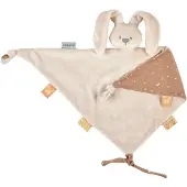 Nattou - Lapidou Cuddle cloth Large, Glow in the dark print - Sand