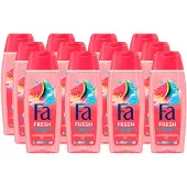 Fa Watermelon Waves Douchegel 12x250ml - Voordeelverpakking