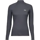 POC Layer Merino Mock Neck Jersey, thermoshirt, dames, donkergrijs