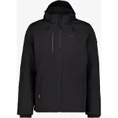 Kjelvik gewatteerde heren softshell jas zwart maat XXXL