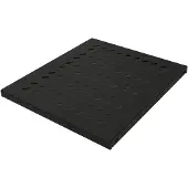 Logilink SF1F85B 19 inch 1 HE Vast inbouw Geschikt voor kastdiepte: 1000 mm Zwart