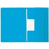 Jalema Secolor kartonnen 3-klepsmap blauw folio XL (10 stuks)
