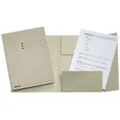 Esselte 3-klepsmap met lijnbedrukking grijs A4 (50 stuks)