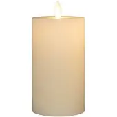 Anna's Collection Oplaadbare led kaars 7,5 x 12,5 cm | Wit | Bewegende vlam