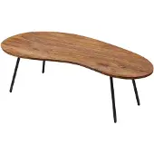 Wohnling Vrije vorm Koffietafel Bruin 1,220 x 630 x 360 mm