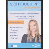 Pagna 21011-01, Project folder, A4, Polypropyleen (PP), Zwart, 40 vel, 20 vakken