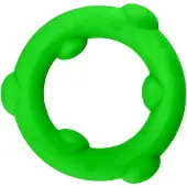 Oxballs - Spinner - Siliconen Cockring - Groen