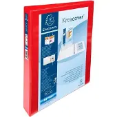 Exacompta Kreacover 25 mm Presentatieringband PP (Polypropeen) A4+ 4 Ringen Rood 51846RE 10 Stuks