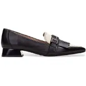 Hispanitas Dames Menorca zwart leren schoenen (38), Leer, 1 tot 3 cm, Geen, Casual, Feest CHI243573