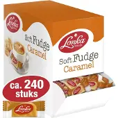 Lonka Fudge Caramel - snoep - per stuk verpakt - box a 2,4kg