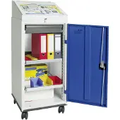 Stumpf & Kossendey Verrijdbaar bureaukastje Serie 3000 lichtgrijs / gentiaanb...
