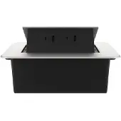 Livolo  | Zilver | 2 | Pop-Up Stekkerdoos | Push | Inbouw | USB/USB-C