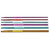Pony haaknaalden set - aluminium - 2,5 tot 6 mm