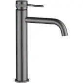 REA - Lungo Grip High - Wastafelkraan - Grijs - 9,5X5X28Cm