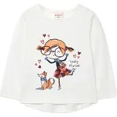 Boboli Knit T-shirt Met Lange Mouwen Wit 4 Years Kinderen
