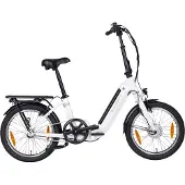 SAXONETTE Compact Comfort Plus 2.0 Opvouwbare E-bike 20 Inch - Aluminium Frame - 95% Voorgemonteerd - 250W Achterwielmotor - 374Wh EVE Accu - Shimano Nexus 3 Versnellingen - Wit