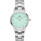 Daniel Wellington Iconic Link Dameshorloge Mintgroene Wijzerplaat - DW00100539- 36mm
