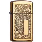 Zippo aansteker Venetian Brass Slim