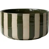 DBKD Line decoratieschaal Ø16 cm Stripe Green