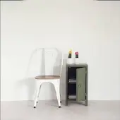 Giga Meubel Nachtkast Stoer Groen (rechts)