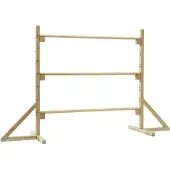 Hobby Horse - houten hindernis met steunberen