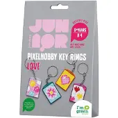 Panduro Junior DIY kit - Pixel sleutelhangers - Love