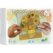 Pixelhobby set - 4 platen - Zonnebloemen