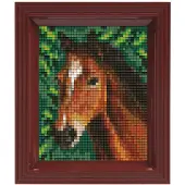 Pixelhobby set met lijst - paard