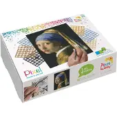 set - 4 platen - Meisje met de Parel