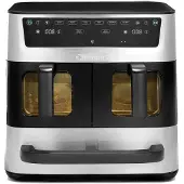 Cuisinart AFT13XSSE Tri-zone heteluchtfriteuse 13,2 L RVS-venster