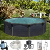 Gre Opzetzwembad Kea Set Rond Met Filterpomp Ø460x120cm