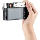 JJC TA-X100V Thumbs Up Grip zilver voor X-100VI, X-100V,X-100F,X-E3
