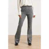 Smashed Lemon Navy en witte geometrische broek |