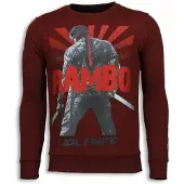 Local Fanatic Rambo rhinestone sweater