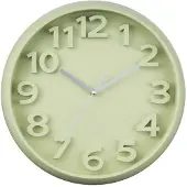 Karlsson wandklok elevated classic numbers tea green- Ø33,5cm