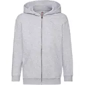 Fruit Of The Loom Kinderen / Kinder Unisex Sweatshirt met capuchon (Heather Grijs)