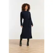 Smashed Lemon Damesgebreide maxi jurk |