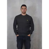 Lyle & Scott Grid knit crew neck jumper