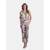 Mucho Gusto Gilet moon met slangenprint en kunstzinnige gedrukte patches